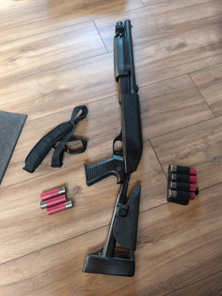 Fusil à Pompe Airsoft M870 Tactique Tri-Shot