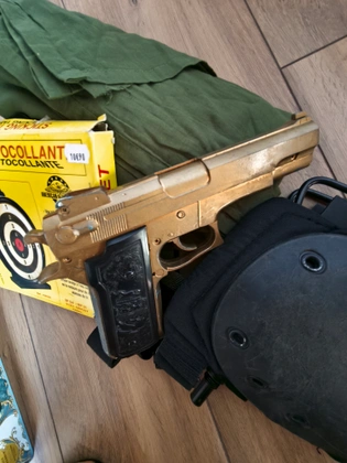 Pistolet Beretta M9/92FS Finition Or