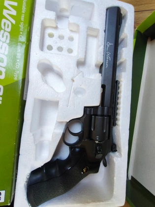 Lot de 2 Revolvers Dan Wesson 8" CO₂ + Ceinturon 