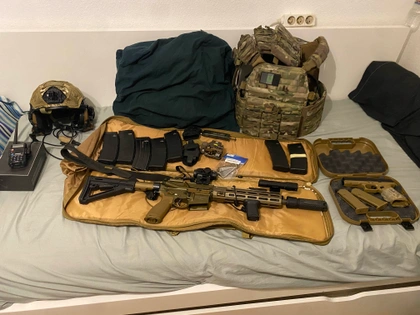 HK416 GBBR, Glock 17, équipement – pack complet