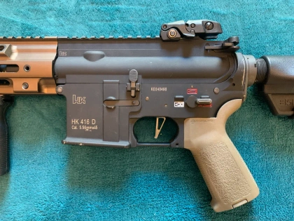 HK 416 D (Umarex-VFC) AEG Gearbox avec Titan / montage DELTA