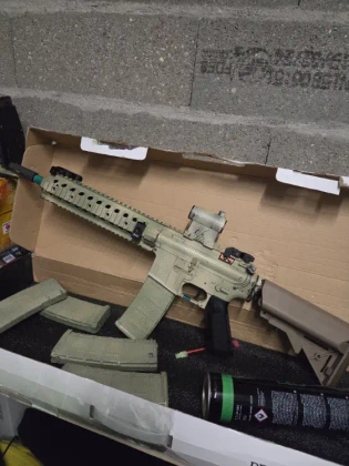 🔥 AEG M&P15 FULL CUSTOM + MOSFET GATE + PACK COMPLET 🔥